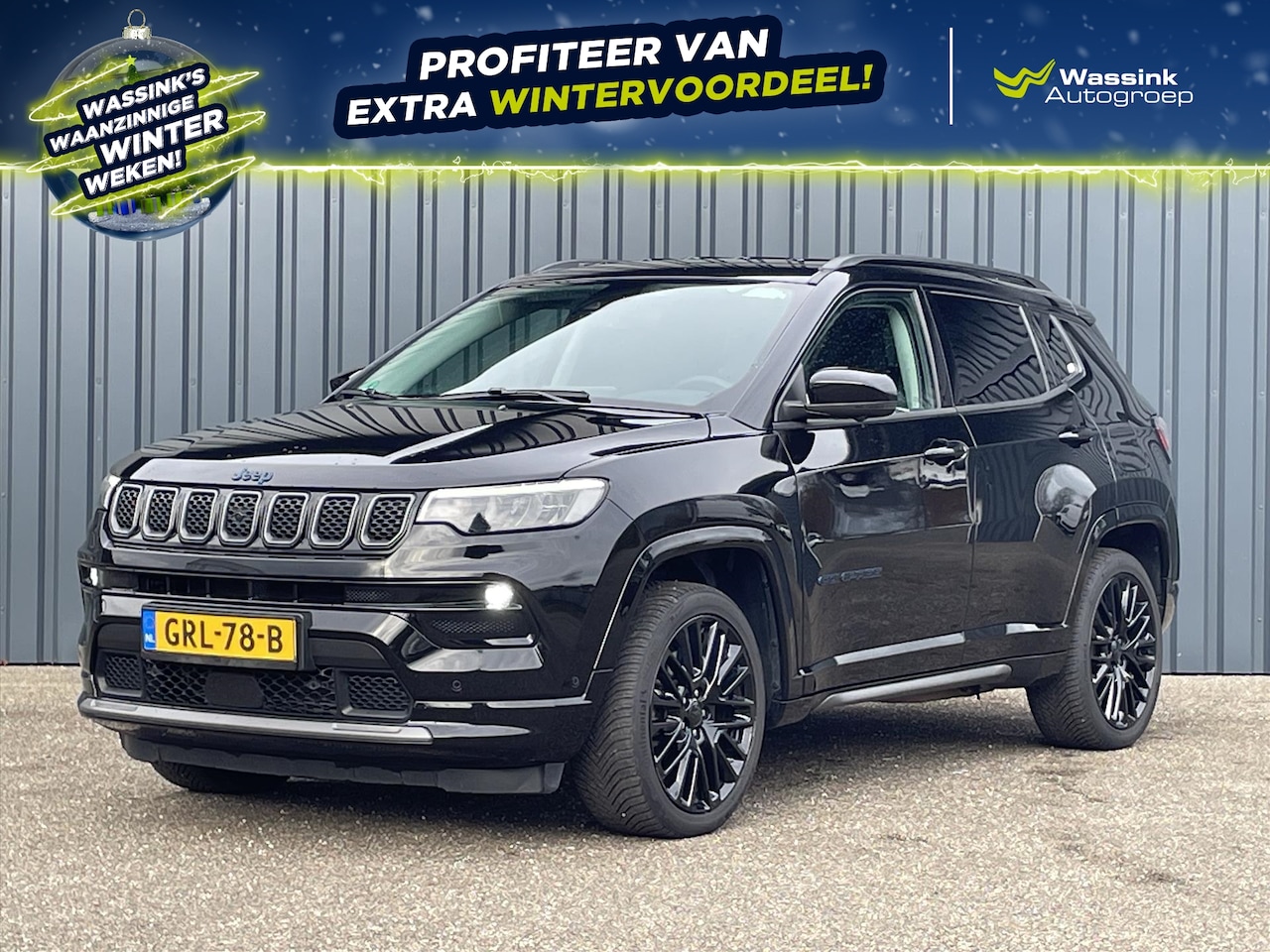 Jeep Compass - 1.3 PHEV 240pk 4WD S I Automaat I All Season I Stoel- / Stuur Verwarming I Elektr. Stoel L - AutoWereld.nl