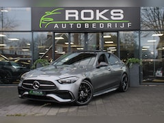 Mercedes-Benz C-klasse - 200 AMG Line NightPakket/360Camera/Mbux/Keyless/Burmester/Memory/Sfeerverlichting/Panorama