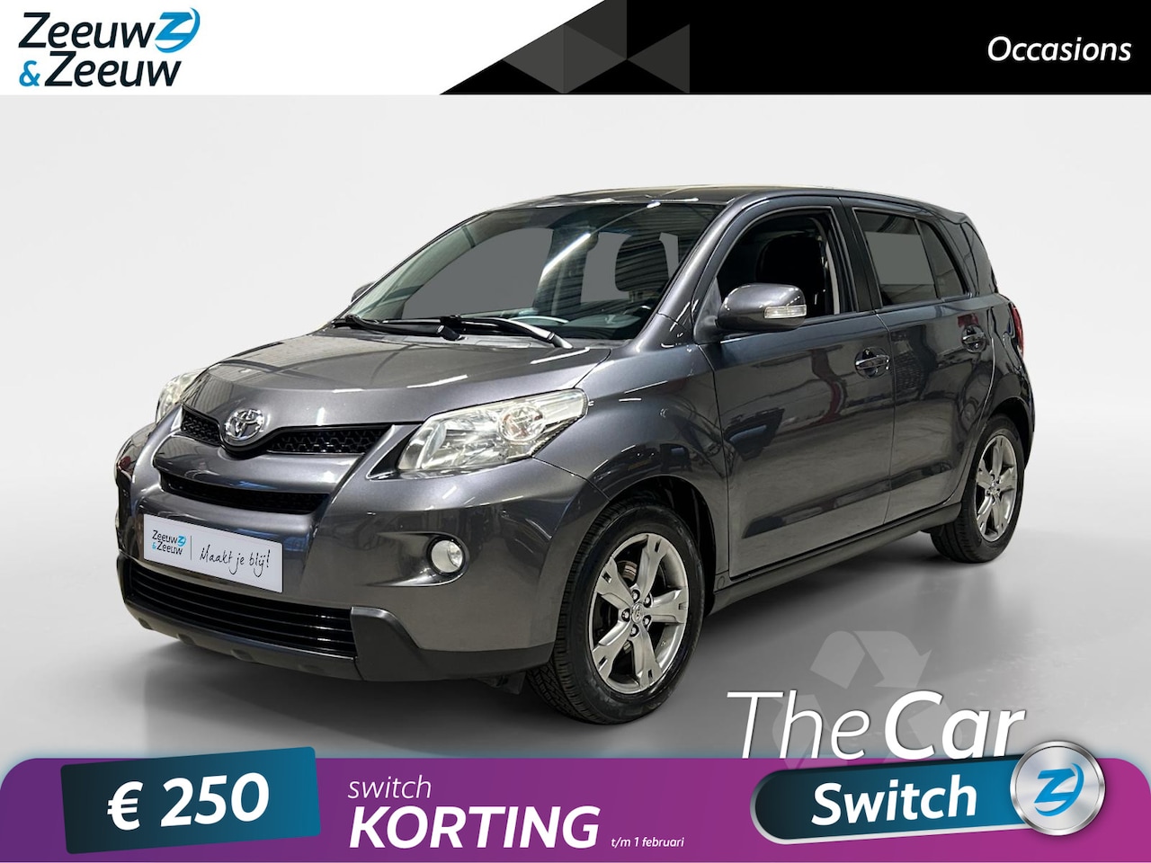 Toyota Urban Cruiser - 1.3 VVT-i Dynamic | Hoge Instap | Climate Control | Bluetooth | 12 Maanden Bovag Garantie - AutoWereld.nl