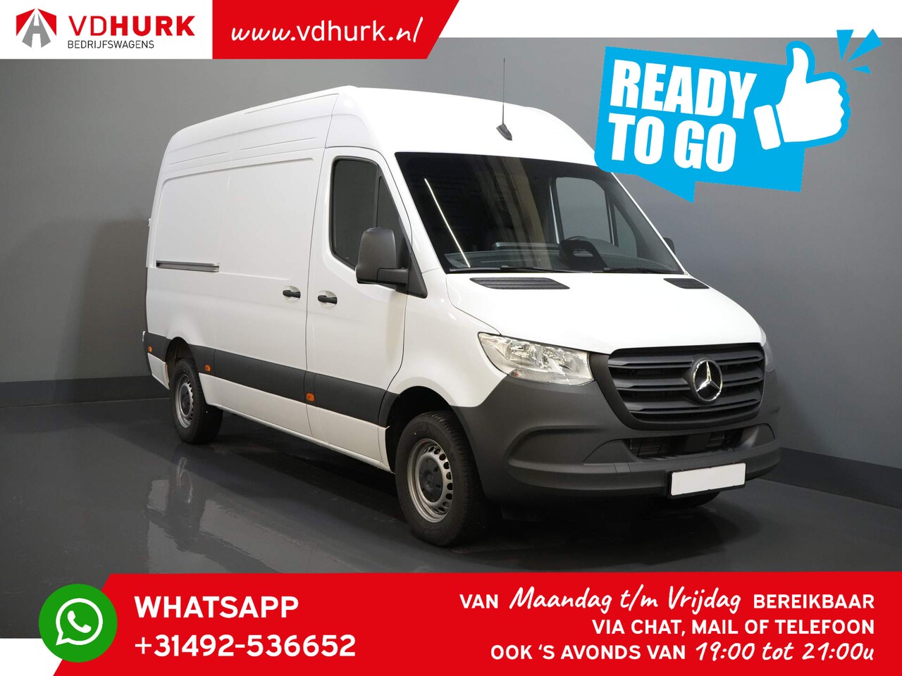 Mercedes-Benz Sprinter - 317 CDI Aut. L2H2 Facelift 3.5t Trekverm./ Carplay/ Camera/ Cruise/ Betimmering - AutoWereld.nl