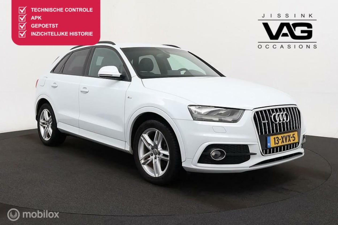 Audi Q3 - 2.0 TFSI quattro S Line Leer PDC Navi Cruise Automaat - AutoWereld.nl