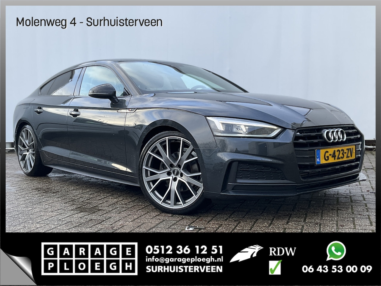 Audi A5 Sportback - 40 TFSI 191pk Sport S-Line Trekhaak Elek.Klep Led Uitstraling!! - AutoWereld.nl