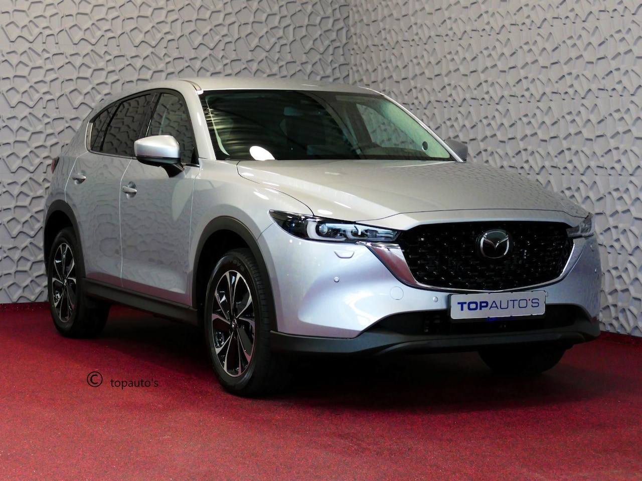 Mazda CX-5 - 2.0 165 PK LUXURY LEER HEADUP 360.CAMERA 19''LMV FULL LED CARPLAY NAVI STOEL/STUUR VERW. S - AutoWereld.nl