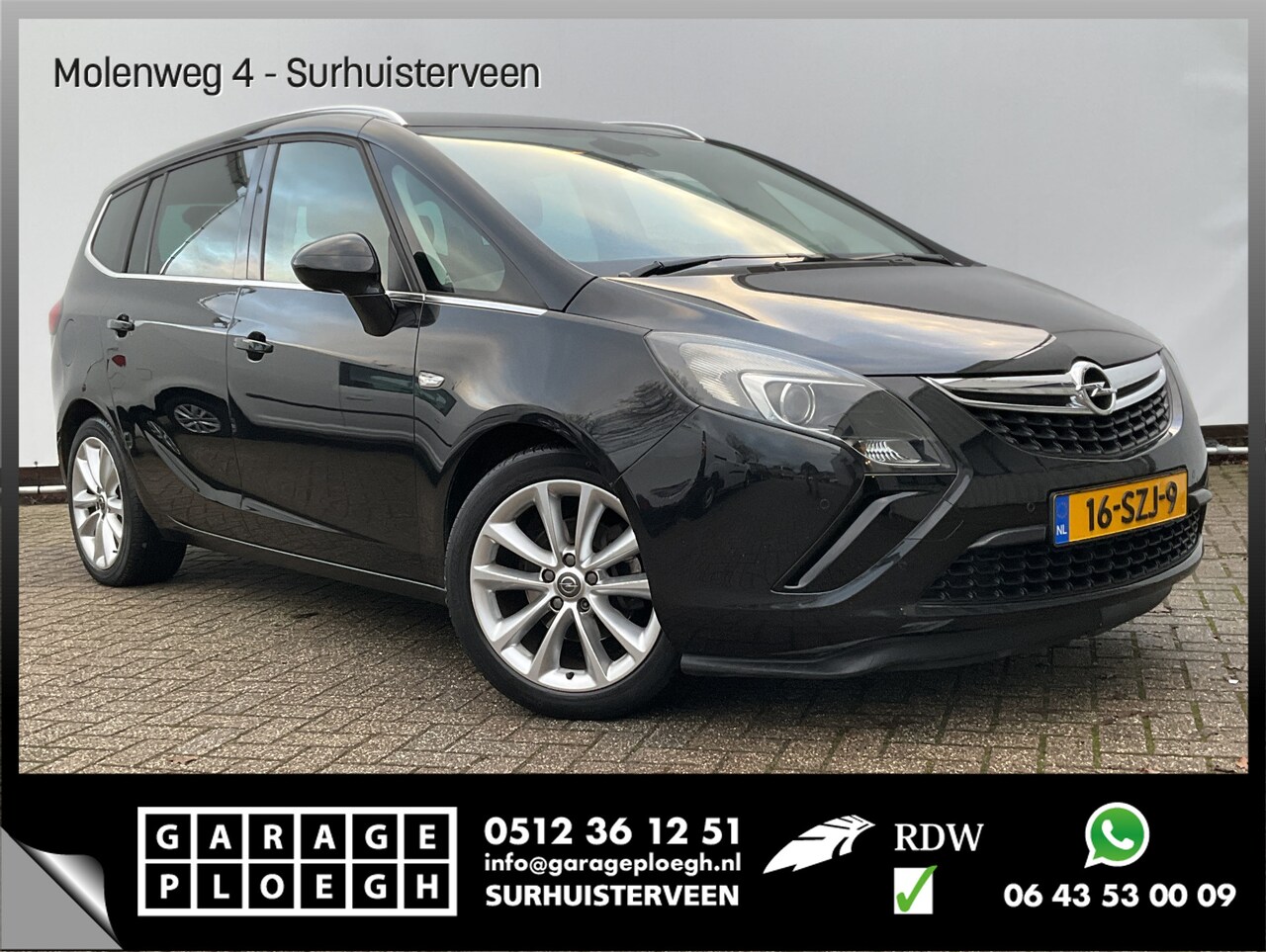 Opel Zafira Tourer - 7-Pers 1.4 Turbo Edition 7p. Trekhaak Navi Cruise Voll.Onderhouden! - AutoWereld.nl