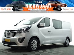 Opel Vivaro - 1.6 CDTI Euro 6 L2 Sport- Dubbele Cabine, 6 Pers, Led, Camera, Navi, Cruise, Sidebars