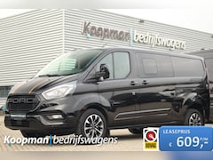 Ford Transit Custom - 300 2.0TDCI 170pk L2H1 Limited DC | Automaat | L+R Zijdeur | Trekhaak | Camera | Lease 609