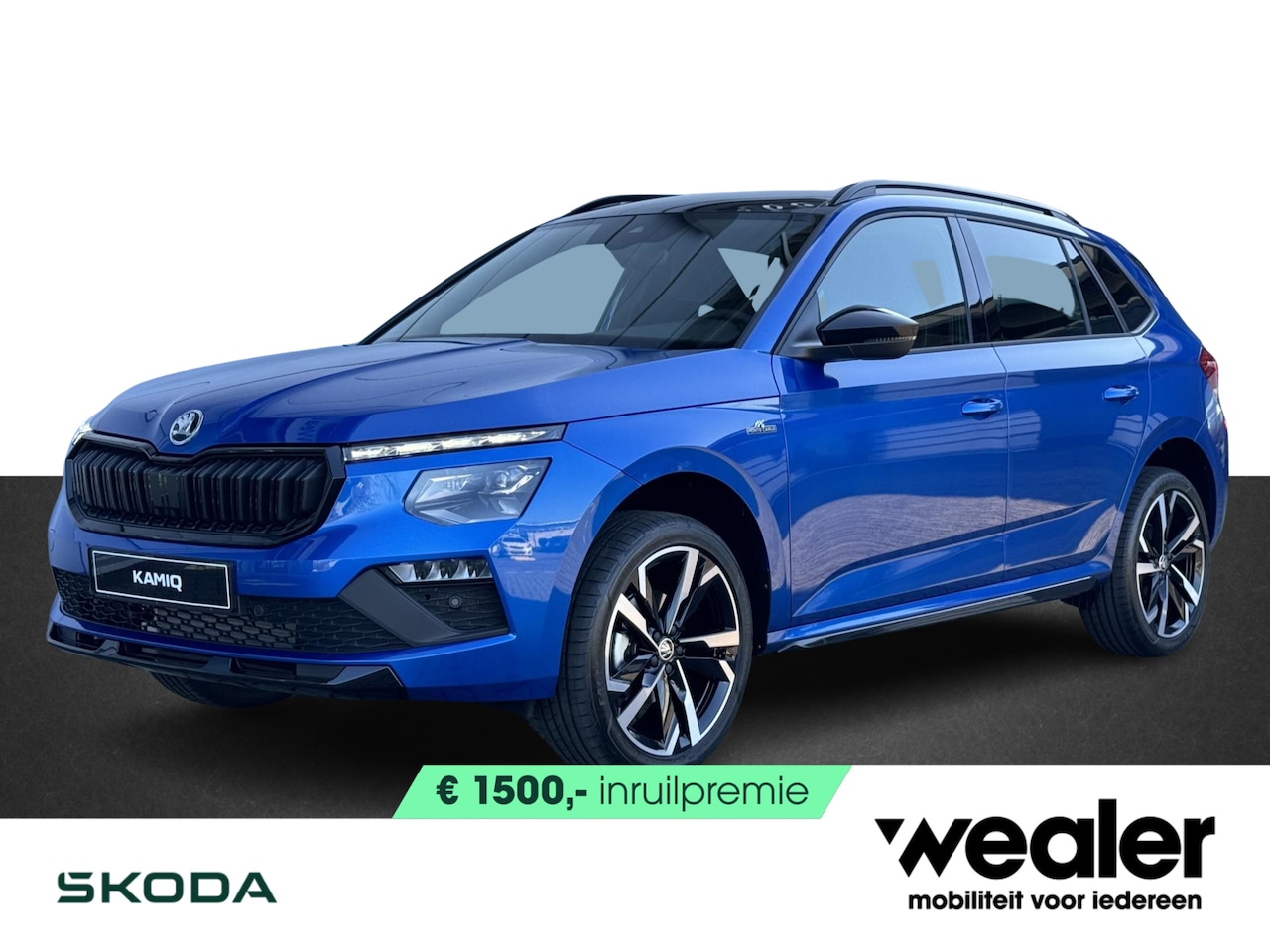 Skoda Kamiq - Monte Carlo 1.0 TSI 115 pk | Camera | Panoramadak | 18" lichtmetalen velgen | Adaptieve cr - AutoWereld.nl