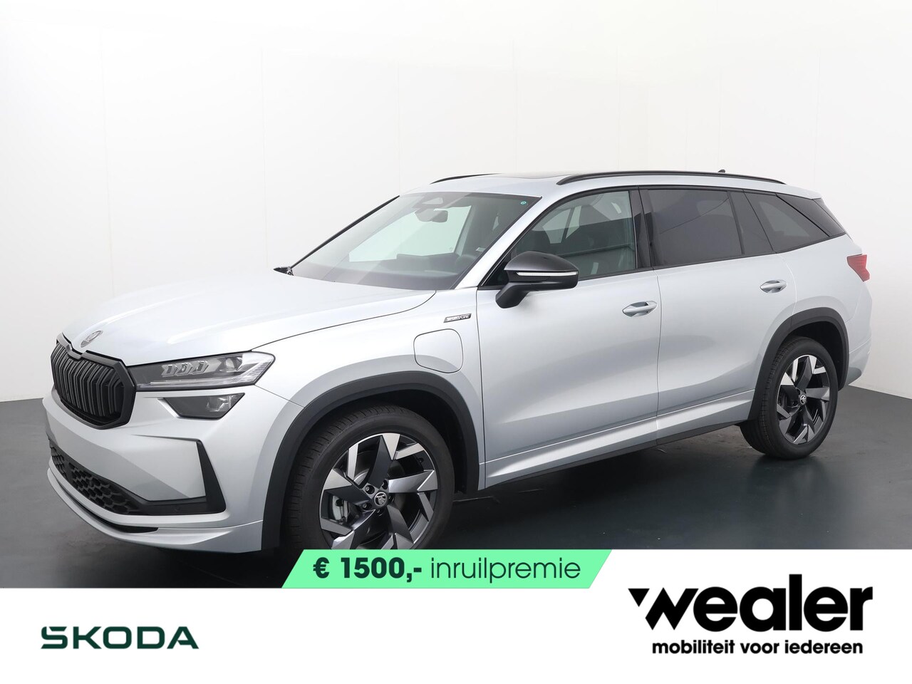 Skoda Kodiaq - Sportline Business 1.5 TSI PHEV 204 pk DSG | Automaat | Panoramadak |19" Lichtmetalen velg - AutoWereld.nl