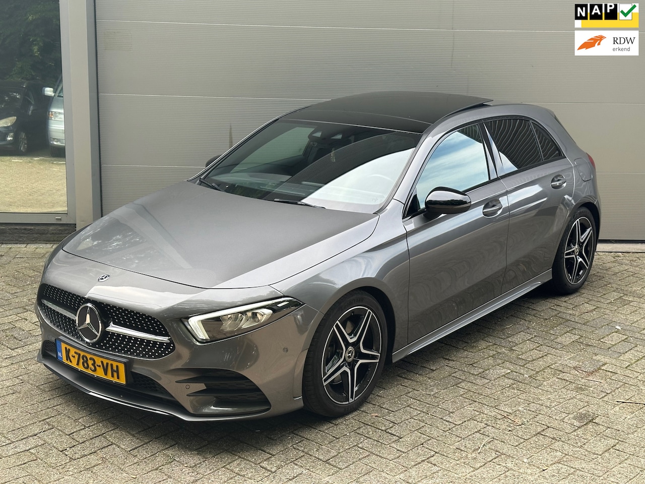 Mercedes-Benz A-klasse - 220 Premium Plus AMG l Pano l LED Xenon l Sfeerverlichting l Volledig onderhouden l Rijdt - AutoWereld.nl