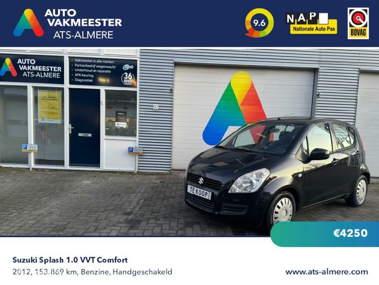 Suzuki Splash - 1.0 VVT Comfort 1.0 VVT Comfort - AutoWereld.nl