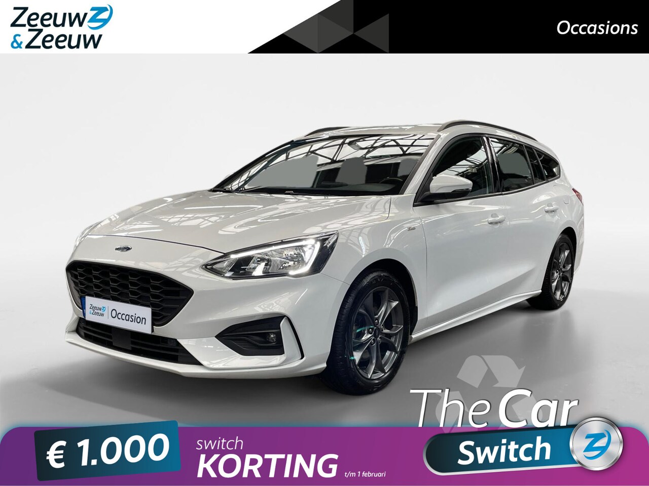 Ford Focus Wagon - 1.0 EcoBoost ST Line 125PK | Trekhaak | Winter Pack | Comfort Pack | Keyless Entry | Clima - AutoWereld.nl