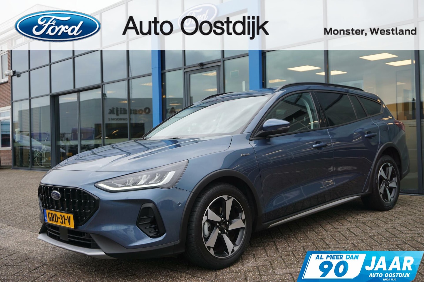 Ford Focus Wagon - 1.0 EcoBoost Hybrid Active 155PK Automaat SYNC 4 Groot Scherm Camera Adaptieve Cruise Blin - AutoWereld.nl