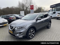 Nissan Qashqai - 1.3 DIG-T Tekna 1e eigenaar / dealer-onderhouden / pano / trekhaak / leder