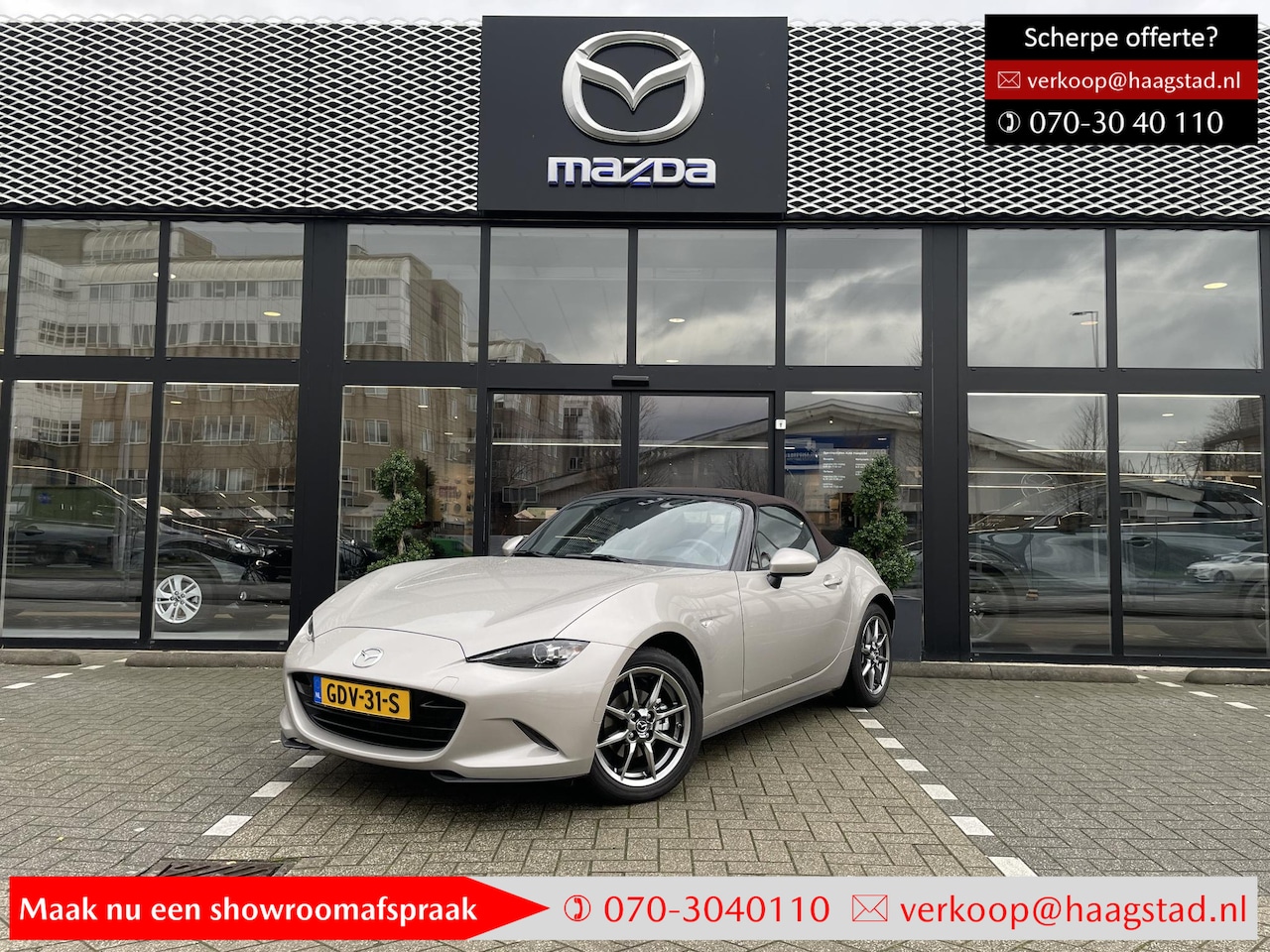 Mazda MX-5 - 1.5 SkyActiv-G 132 Kazari Winter Demo Korting / BTW auto / Fabrieksgarantie t/m 6-2030 / N - AutoWereld.nl