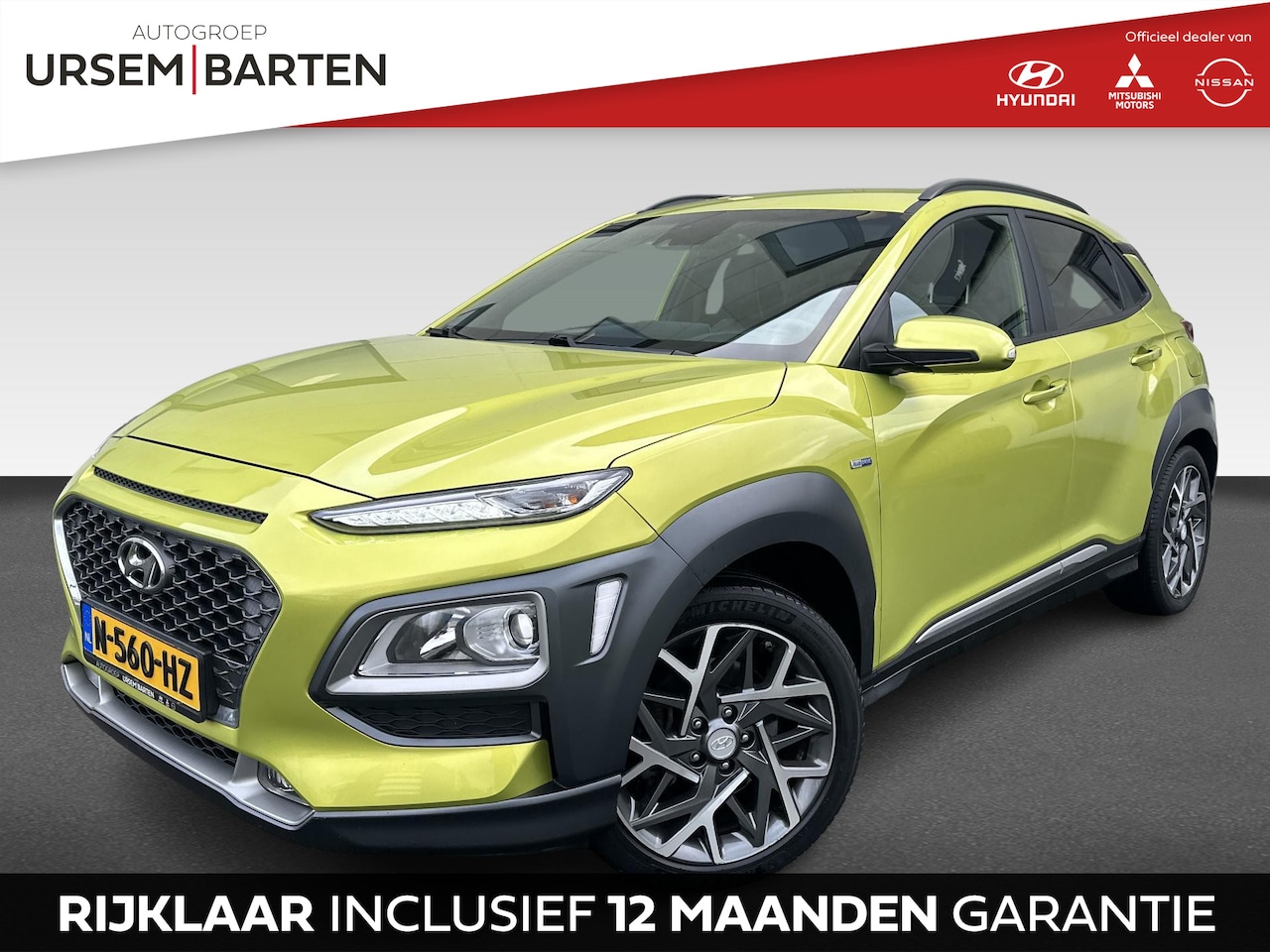 Hyundai Kona - 1.6 GDI HEV Fashion Design | trekhaak - AutoWereld.nl