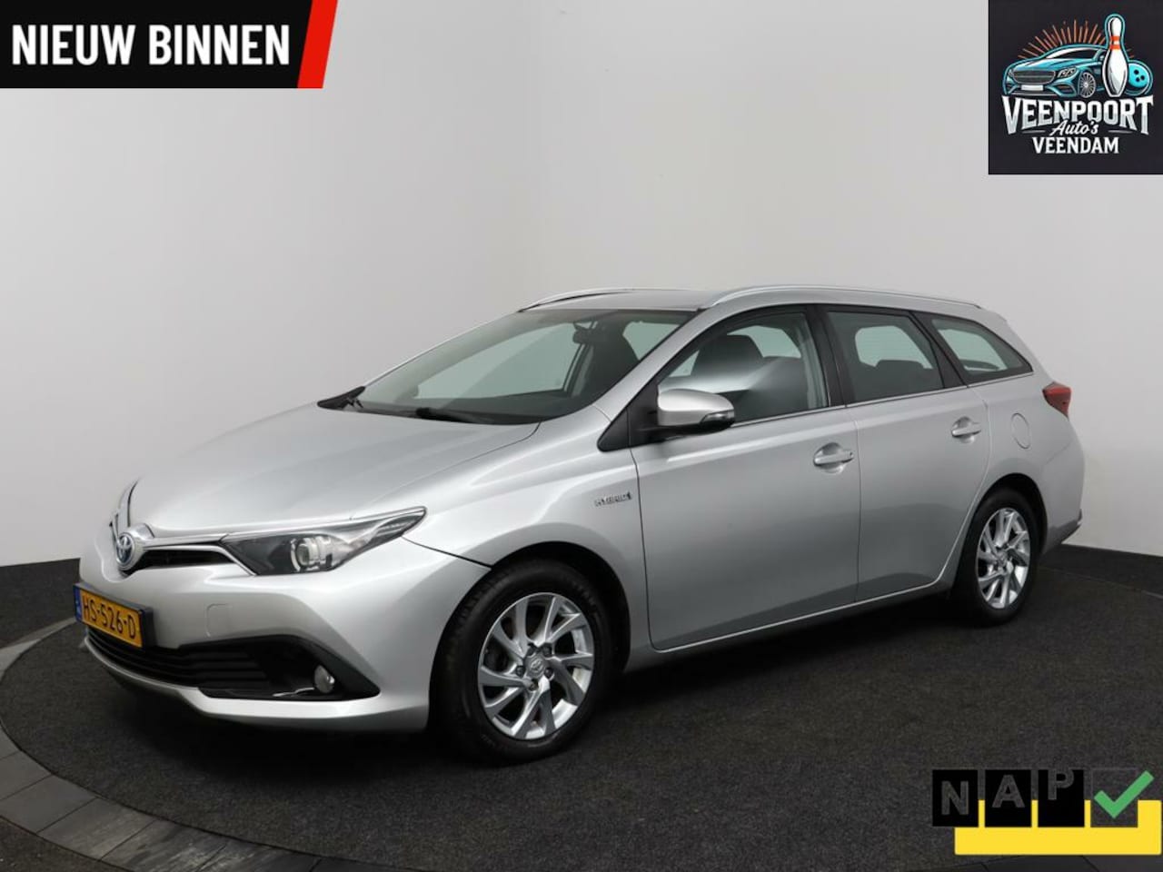 Toyota Auris - 1.8 Hybrid Airco Cruise Dealer Onderhouden - AutoWereld.nl