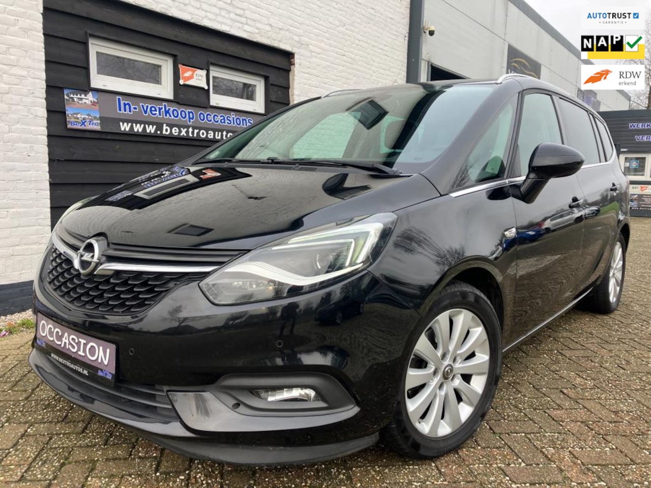 Opel Zafira - 1.4 Turbo 7 PERS AUTOMAAT 1e EIGENAAR NAVi CRUISE CAMERA GARANTIE + APK + GR BEURT ALL-IN - AutoWereld.nl