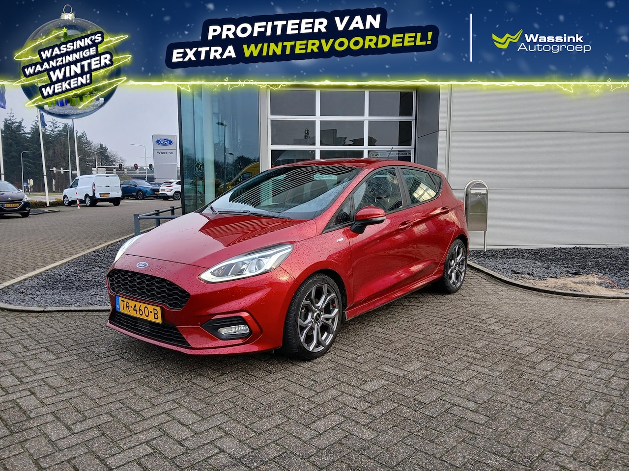 Ford Fiesta - 1.0 EcoBoost 100pk 5dr ST-Line | Navigatie | Parkeer sensoren | Voorruit verwarming | Lich - AutoWereld.nl