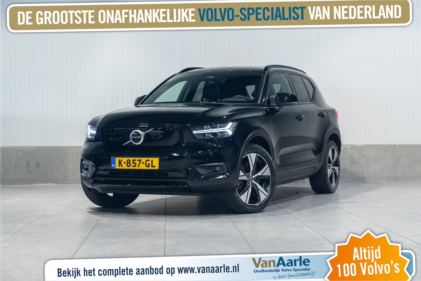 Volvo XC40 - P8 Elektrisch Aut. R-Design ACC 360cam Stoelverwarming 408pk - AutoWereld.nl