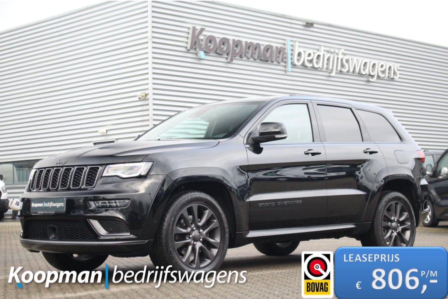 Jeep Grand Cherokee - S 3.0CRD 250pk VAN | Climate | Adap. Cruise | Panoramadak | Camera | | Lease 806,- p/m - AutoWereld.nl