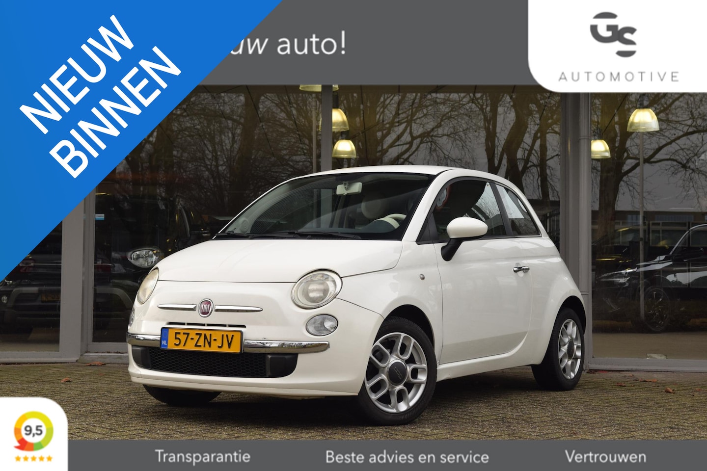 Fiat 500 - 1.2 Pop met Airco/Lichtmetalen velgen/Radio/CD - AutoWereld.nl