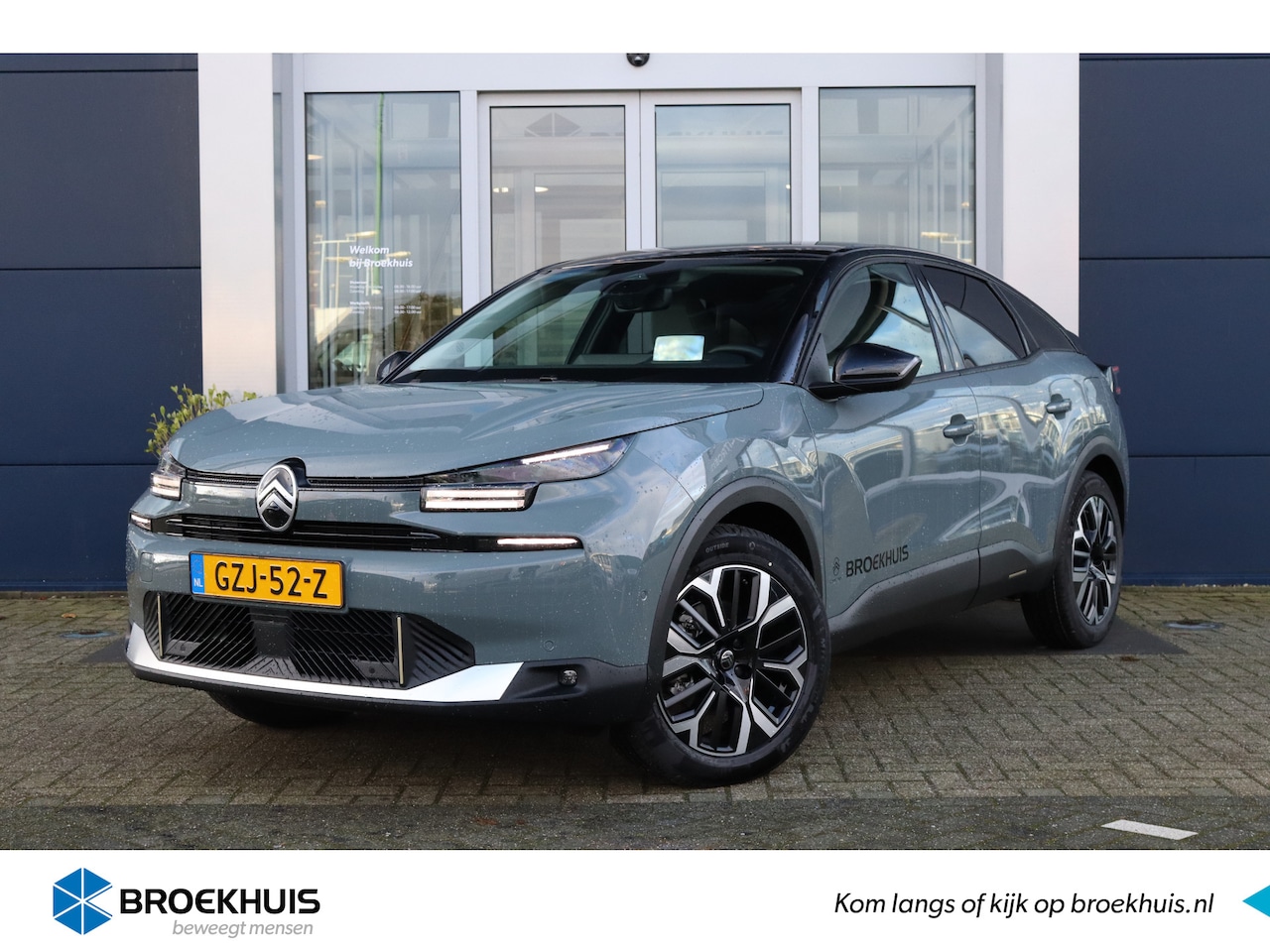 Citroën Ë-C4 - Max 54 kWh Facelift! | LED | Climate Control | ACC | Carplay | Leder | HUD | Stuur + Stoel - AutoWereld.nl