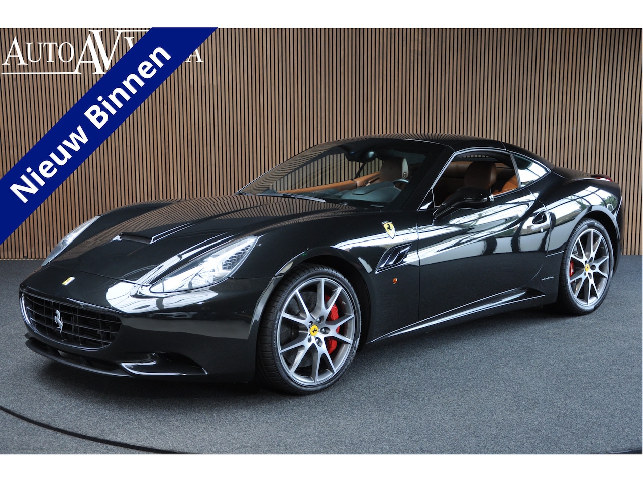 Ferrari California - 4.3 V8 Carbon LED stuur 20 inch LM velgen Diamond Finish Navi PDC Leer Memorypakket Stoelv - AutoWereld.nl