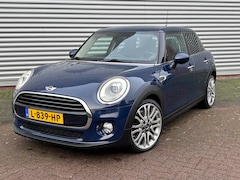 MINI Cooper - Chili Serious Business, 2016, blauw, 136pk, climate control, stoelverwarming, navi