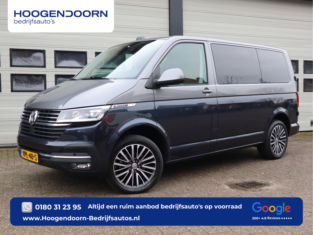 Volkswagen Transporter - 2.0 TDI 150pk DSG BULLI - Leder - Glaslook - Apple Carplay - AutoWereld.nl