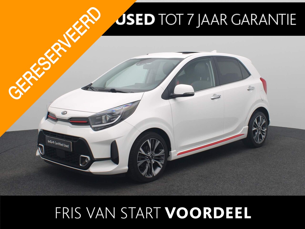 Kia Picanto - 1.0 T-GDi GT-Line 5p | Wordt 11-01-25 verwacht | Stoel + Stuur verwarming | Navigatie | Pa - AutoWereld.nl