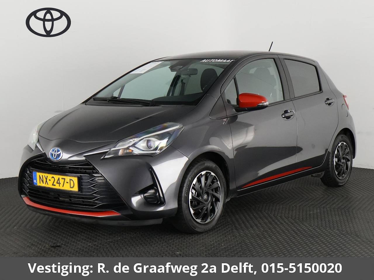 Toyota Yaris - 1.5 Hybrid Aspiration + Corel Red Pack | Camera | Cruise Control | Rijstrooksensor | - AutoWereld.nl