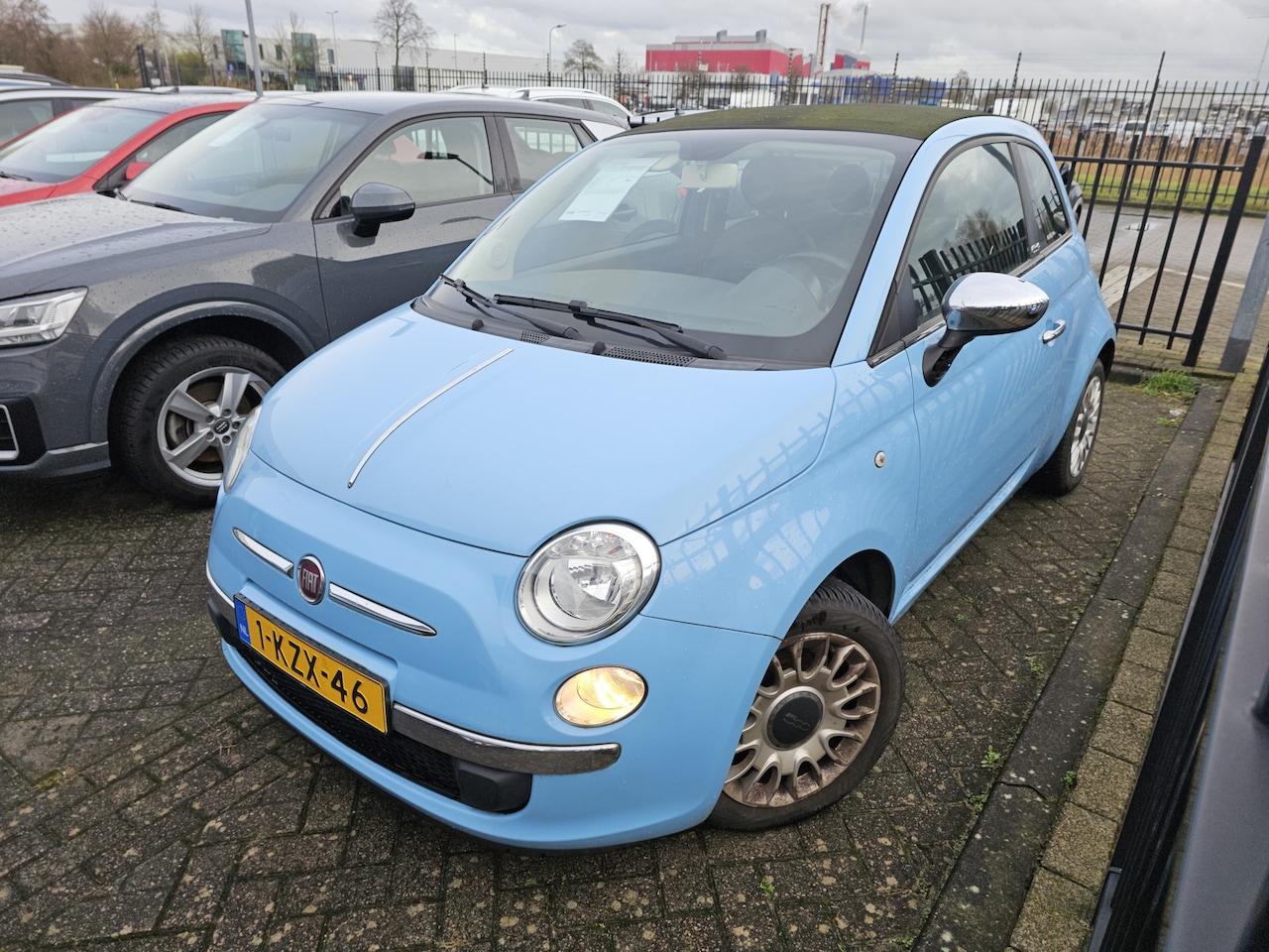 Fiat 500 C - 1.0 TwinAir Pop 66pk Cabrio | Elektrische ramen | Parkeersensoren achter | Radio cd mp3 | - AutoWereld.nl