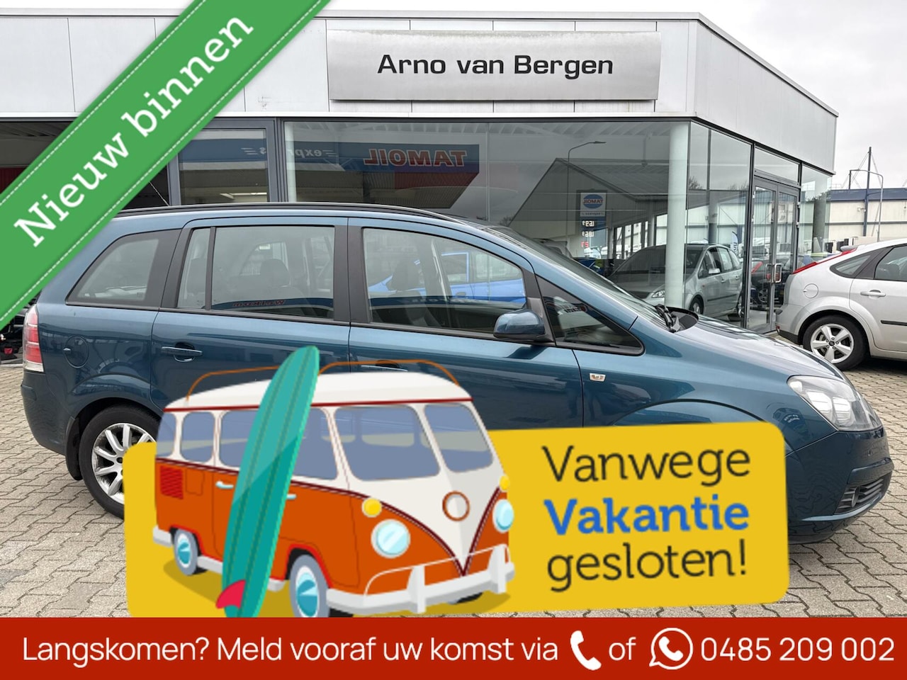 Opel Zafira - 2.2 Temptation 2.2 Temptation, AUTOMAAT, 7 persoons, airco, cruisecontrol, pdc, trekhaak. - AutoWereld.nl