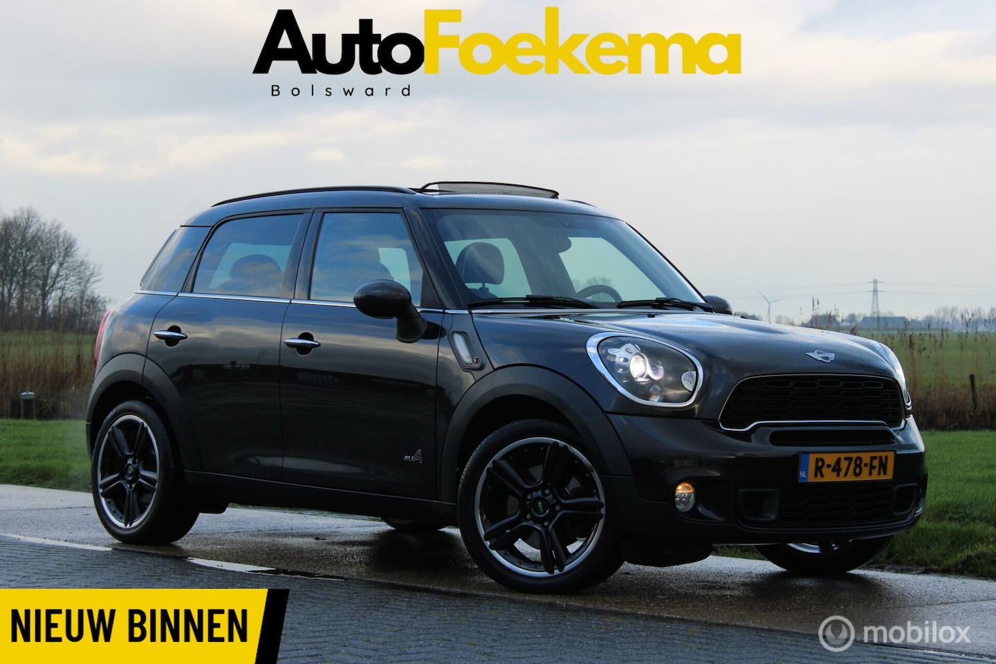 MINI Countryman - 1.6 Cooper S ALL4 Chili LEDER PANODAK AUTOMAAT - AutoWereld.nl