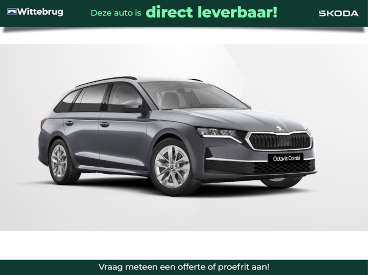 Skoda Octavia Combi - 1.5 TSI MHEV Business Edition Plus Light & View / Trekhaak / Winter Pakket - AutoWereld.nl