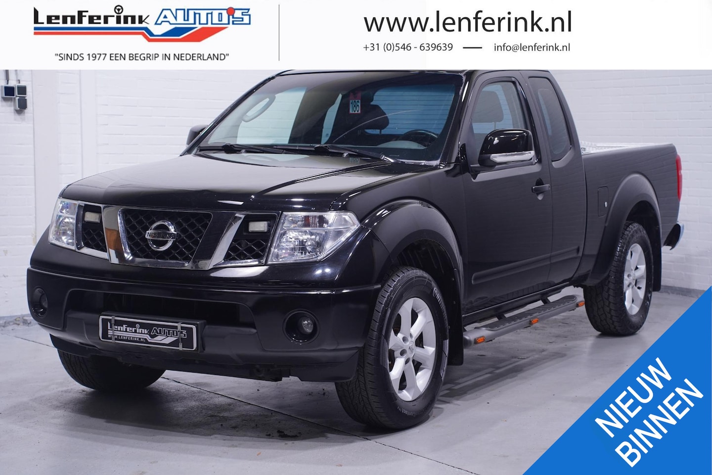 Nissan Navara - 2.5 dCi 170 pk AWD King Cab 2-Zits Airco Trekhaak 3.000 kg, Gereedschapskist laadruimte, A - AutoWereld.nl