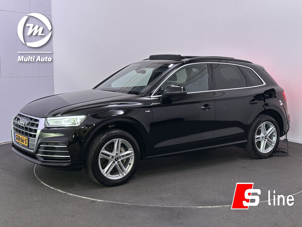 Audi Q5 - 50 TFSI e S Line Plug In Hybrid Dealer O.H PHEV | Panodak | Trekhaak af Fabriek | Sportsto - AutoWereld.nl