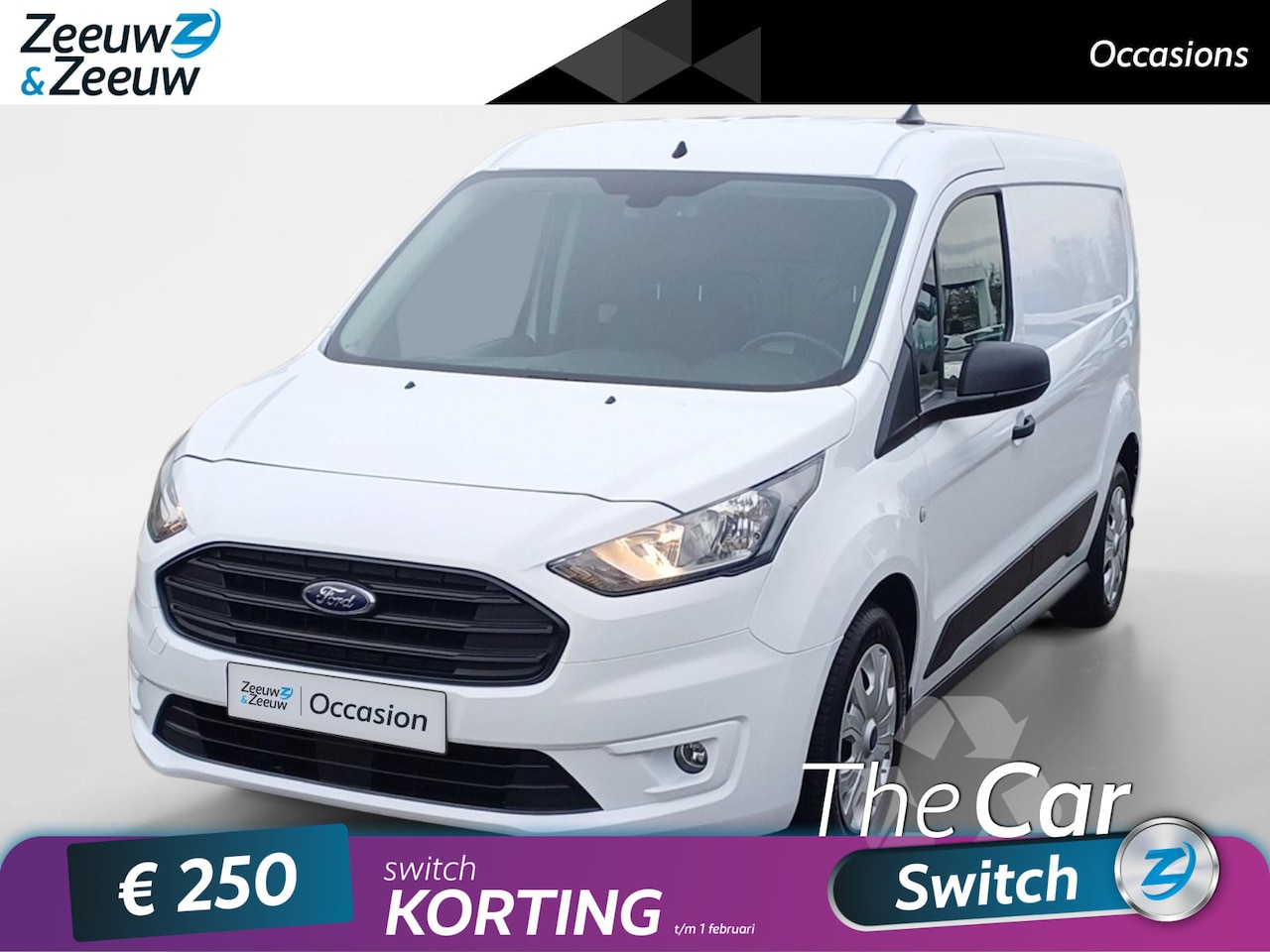 Ford Transit Connect - 1.5 EcoBlue L2 Trend | Schuifdeur Rechts | Achteruitrijcamera | Voorruitverwarming | Bluet - AutoWereld.nl