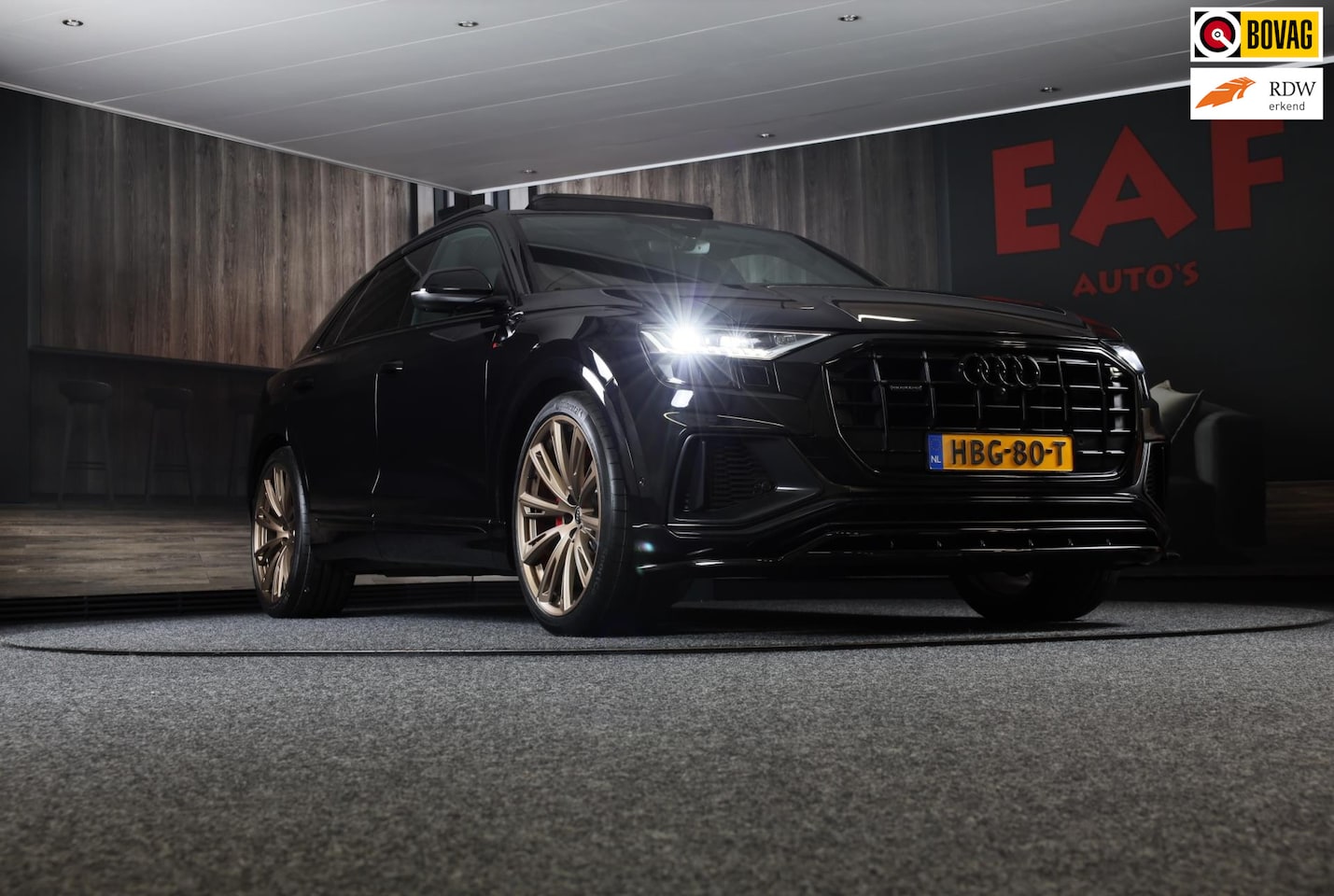 Audi Q8 - 55 TFSI e Quattro S Line Competition / Digital Cockpit / Head Up / Leder / Elek Stoelen / - AutoWereld.nl