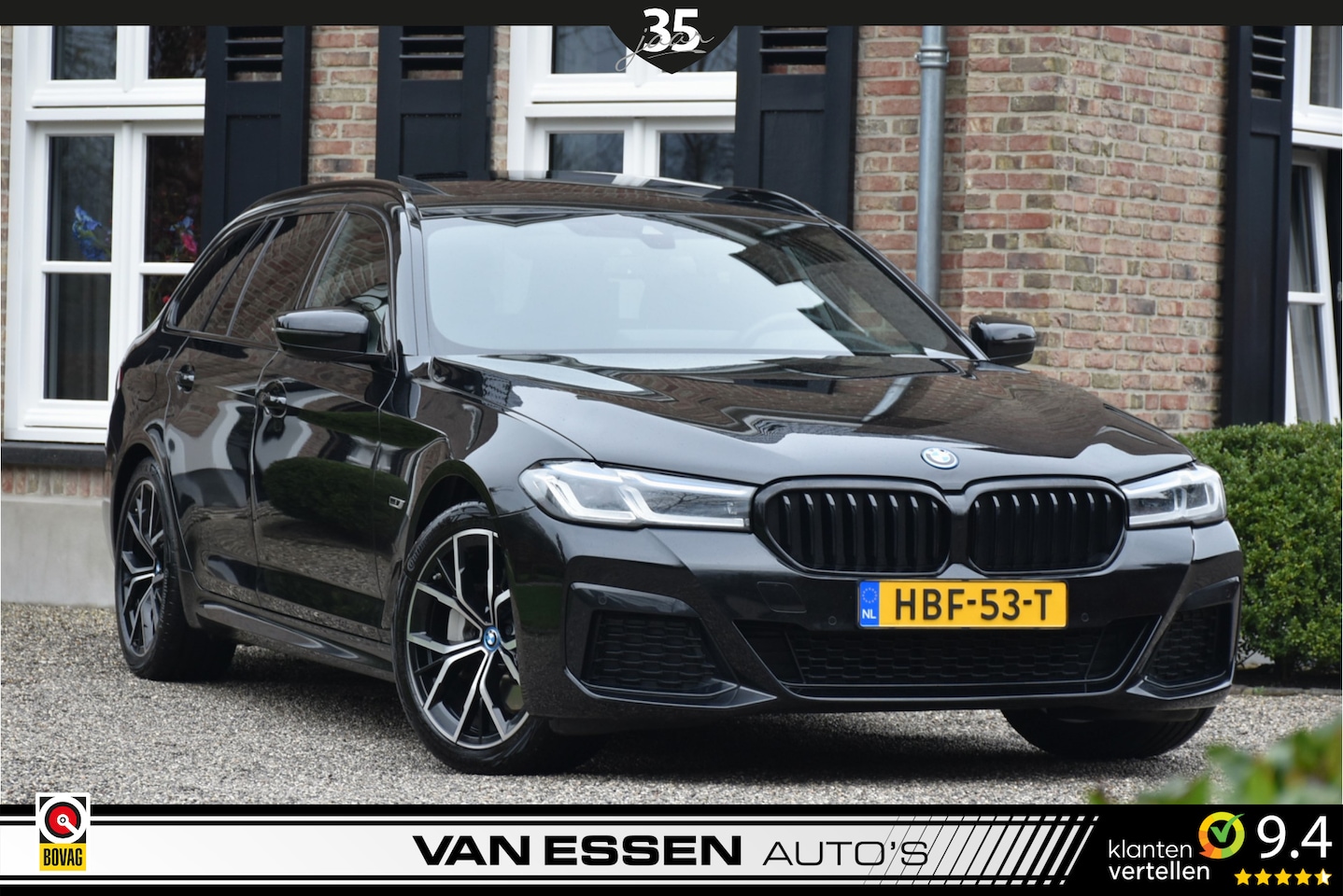 BMW 5-serie Touring - 530e M-Sport Pano Leder Memory Laser-Led Head-Up Trekhaak Camera Nieuw! - AutoWereld.nl