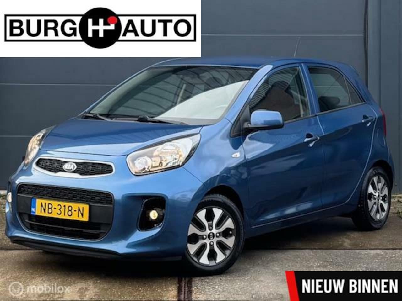 Kia Picanto - 1.0 CVVT EconomyPlusLineNavigator 5 deurs - AIRCO - NAVI - CAMERA - BLUETOOTH - ALARM - LM - AutoWereld.nl