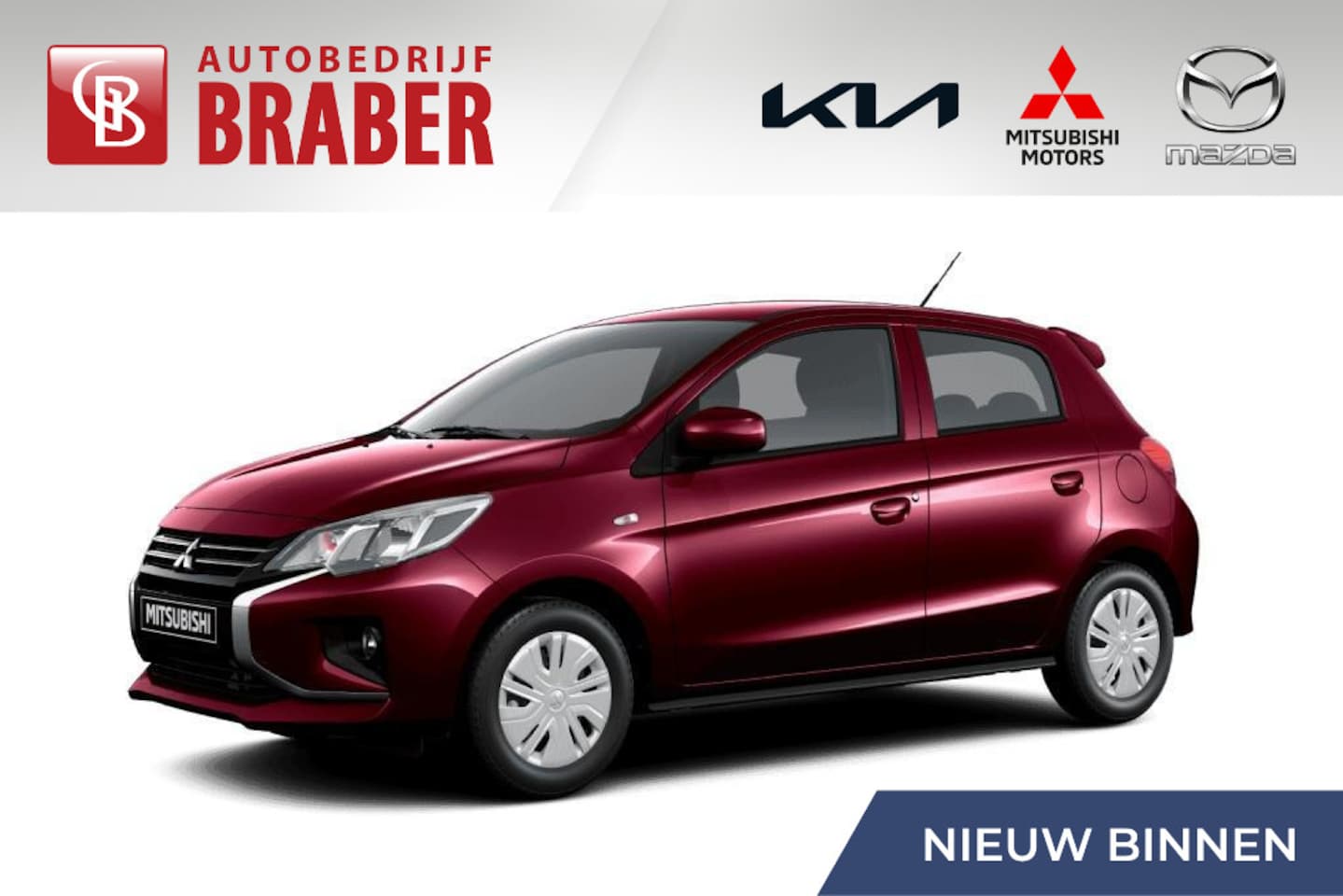 Mitsubishi Space Star - 1.2 Connect+ | Nieuw | Direct Leverbaar | 8 Jaar Garantie | Private Lease vanaf €285,- per - AutoWereld.nl