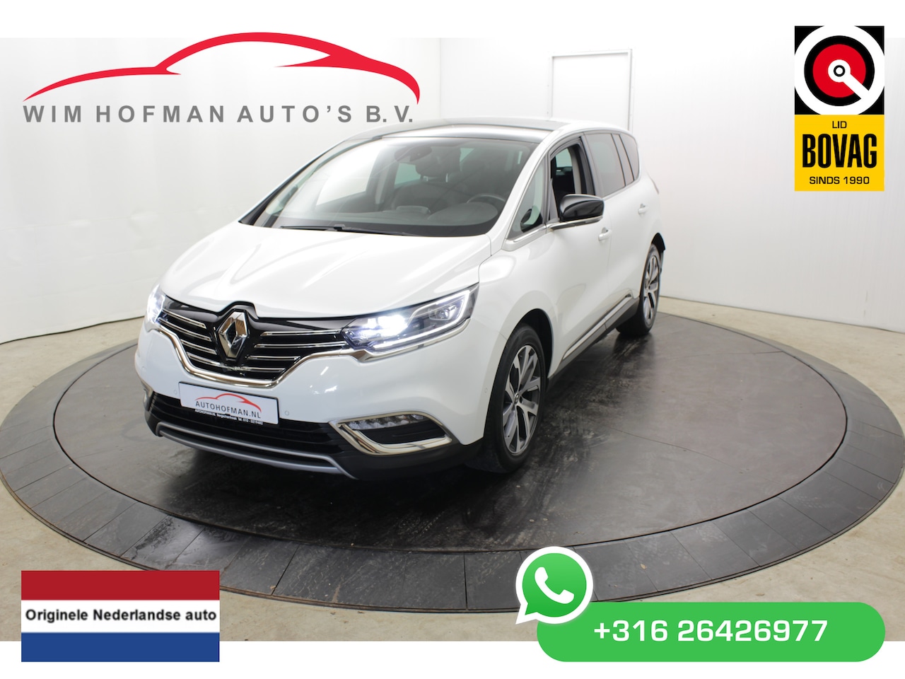 Renault Espace - 1.6 TCe 200PK Dynamique 7Pers Panodak Trekhaak Leder Cruise PDC V+A Dodehoekdetec - AutoWereld.nl