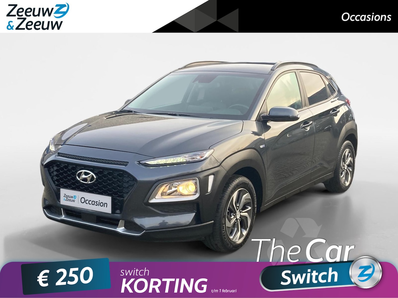 Hyundai Kona - 1.6 GDI HEV Comfort Smart | Navi | Clima | Dealer onderhouden! - AutoWereld.nl