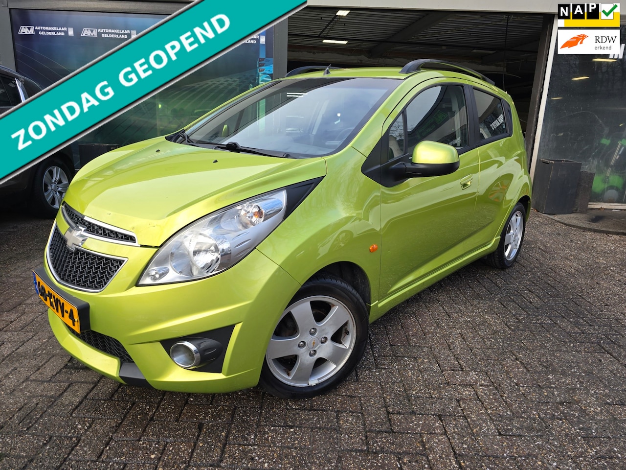 Chevrolet Spark - 1.2 16V LTZ | 1E EIGENAAR | 12MND GARANTIE | AIRCO | ELEC RAMEN | LMV | - AutoWereld.nl