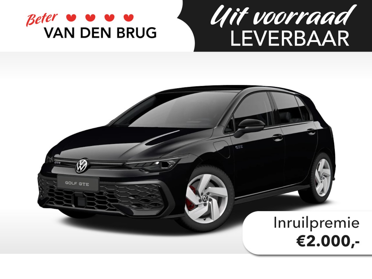 Volkswagen Golf - 1.5 eHybrid GTE 272 PK | Panorama | Trekhaak | Black Style | 360 Camera | Dodehoek detecti - AutoWereld.nl