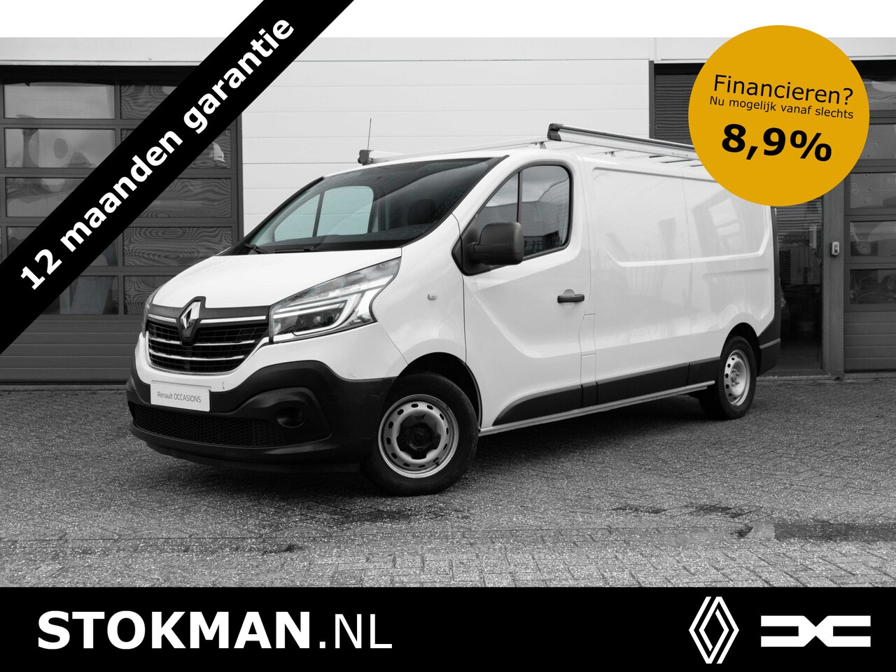 Renault Trafic - 2.0 dCi 120 PK T29 L2H1 | Imperiaal met trap | Trekhaak | Bijrijdersbank | Airco | PDC | - AutoWereld.nl