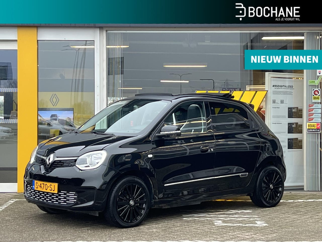 Renault Twingo Z.E. - R80 E-Tech Série Limitée Urban Night 22 kWh | Cabrio top | Draadloze telefoon lader | Stoe - AutoWereld.nl