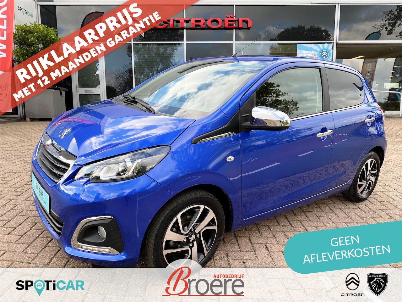 Peugeot 108 - 1.0 VTi 72pk 5D Allure | camera, 15 inch velgen, touchscreen audio unit met bluetooth, app - AutoWereld.nl