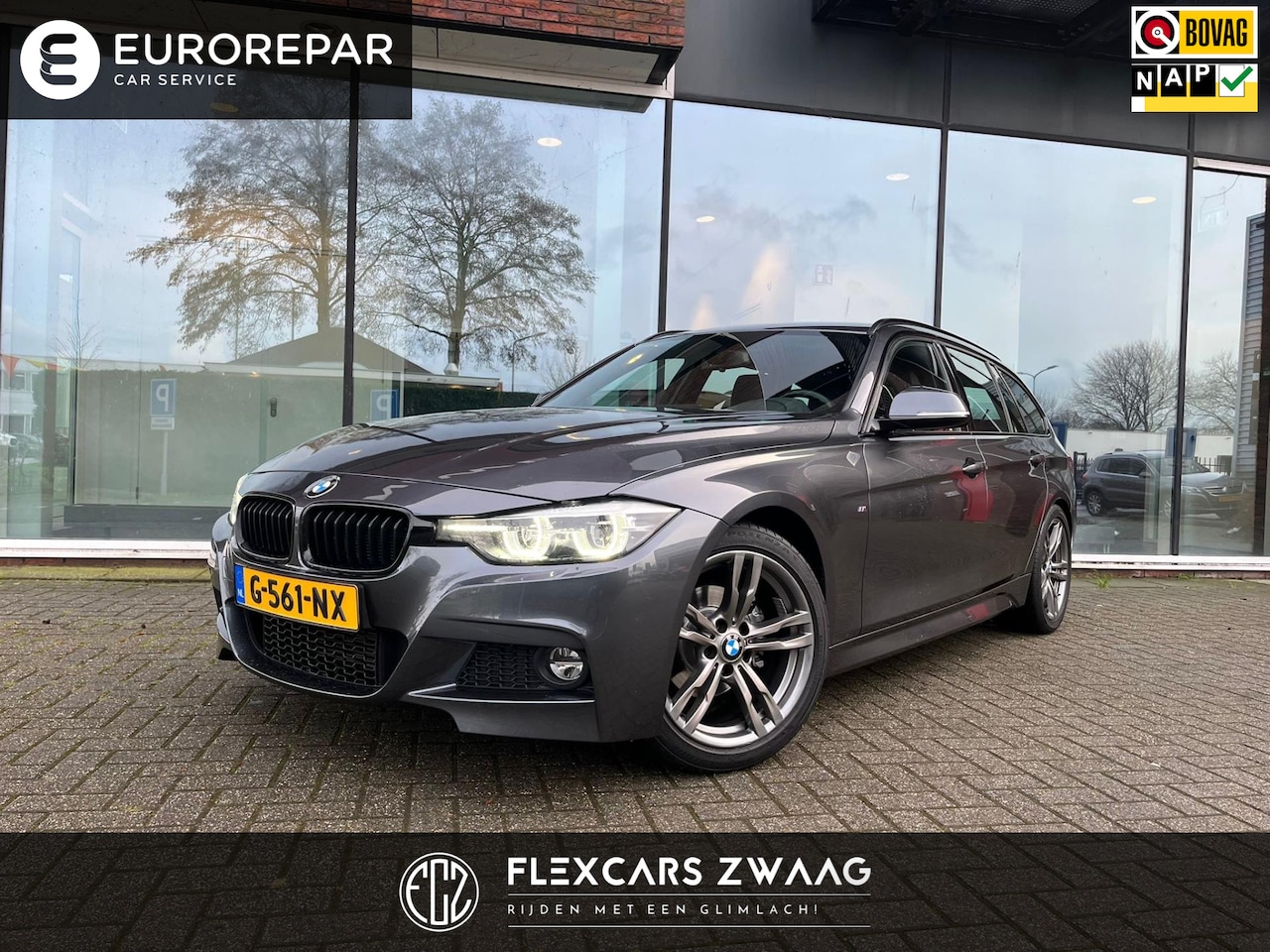 BMW 3-serie Touring - 318i M Sport Corporate - Automaat - Leder - Navi - Trekhaak - Org.NL - AutoWereld.nl